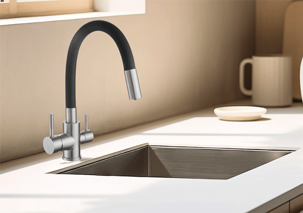 Bilbao 2.0 3 way kitchen tap ambient