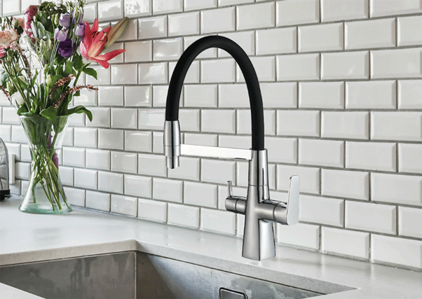 Dublin 2.0 3 way kitchen tap ambient
