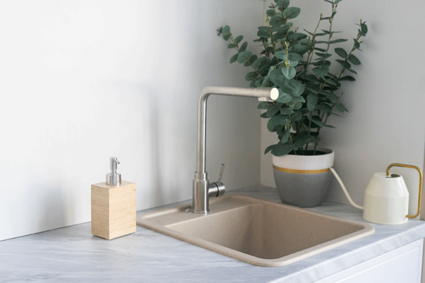 Monaco 3 way kitchen tap ambient