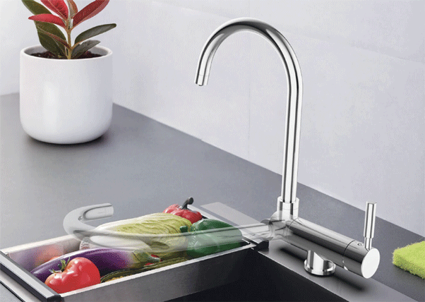Zagreb 3 way kitchen tap ambient